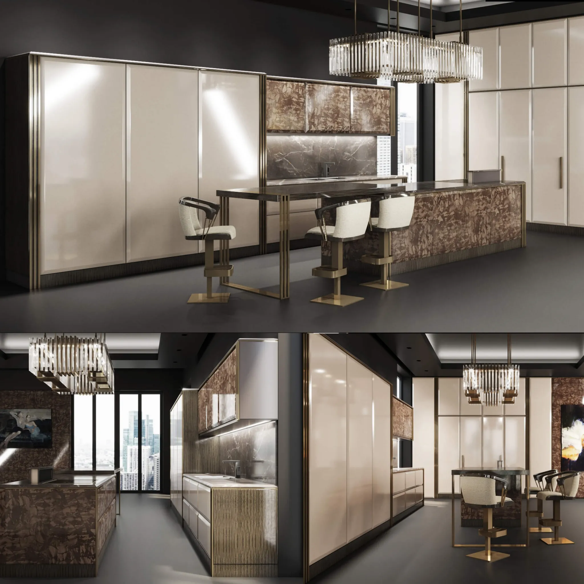 kitchen – Kitchen Bizzotto factories Infinity series 3D Model