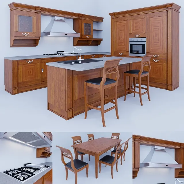 kitchen – Kitchen Ca ‘Veneta 3D Model