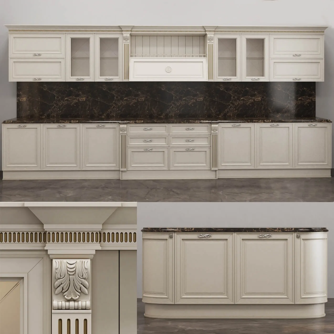 kitchen – Kitchen Caviar Miton Cucine 3D Model