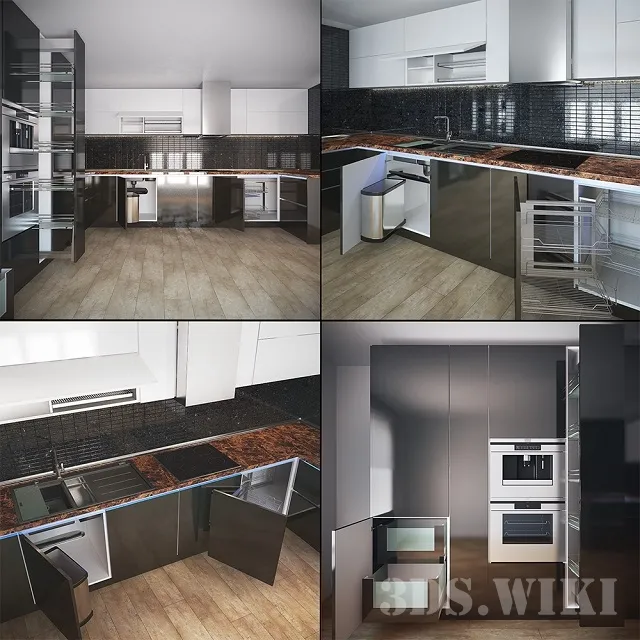 kitchen – Kitchen furniture KK 3D Model