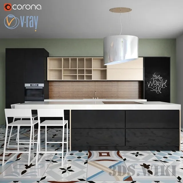 kitchen – Kitchen Furniture XVI 3D Model
