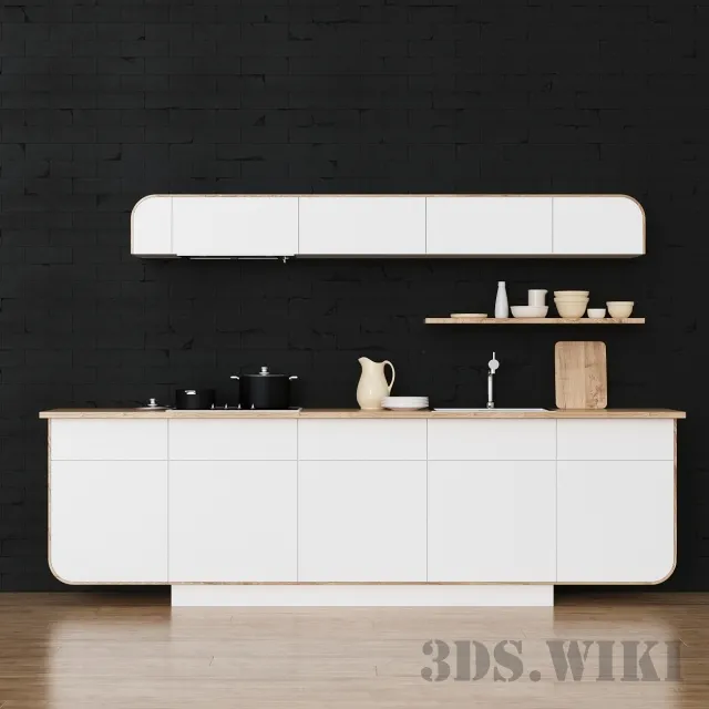 kitchen – KITCHEN modern 01 3D Model