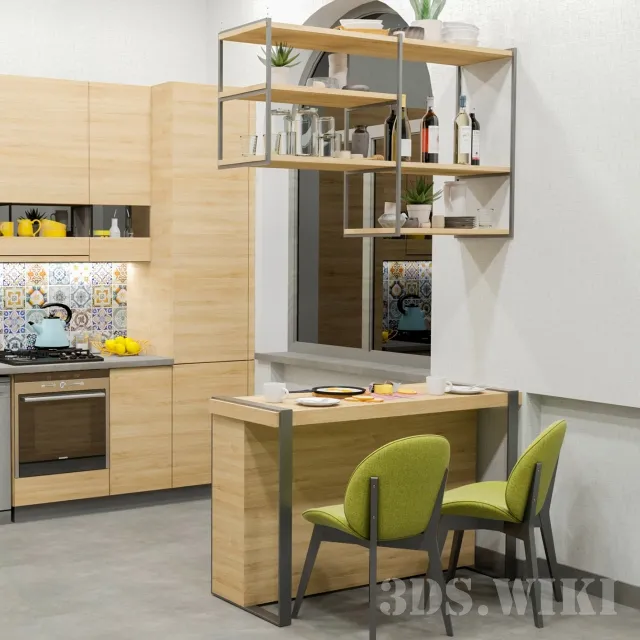 kitchen – Kitchen modern 3D Model