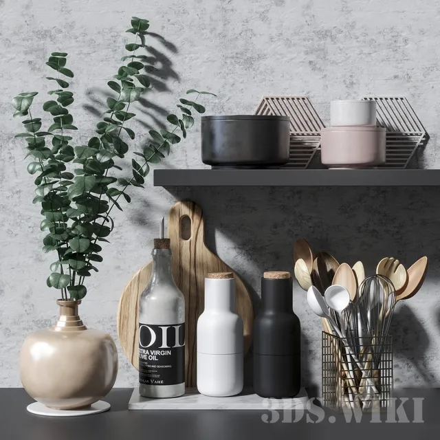 kitchen – Kitchen set | Kitchen decor 3D Model