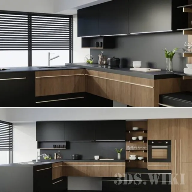 kitchen – Kitchen set Skin by Miton 3D Model