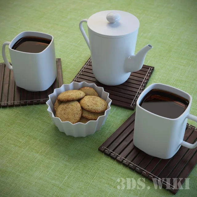 kitchen – Kitchen tea set 3D Model