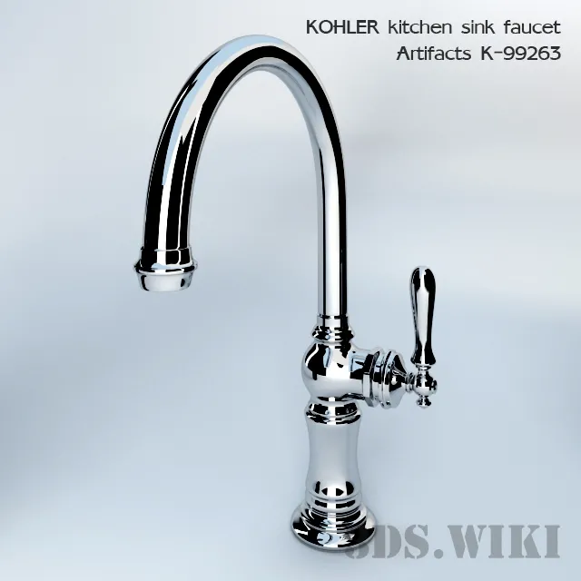 kitchen – KOHLER single-hole kitchen sink faucet Artifacts K-99263 3D Model