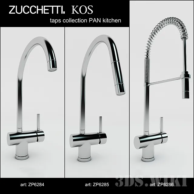 kitchen – KOS PAN Zucchetti kitchen taps collection 3D Model
