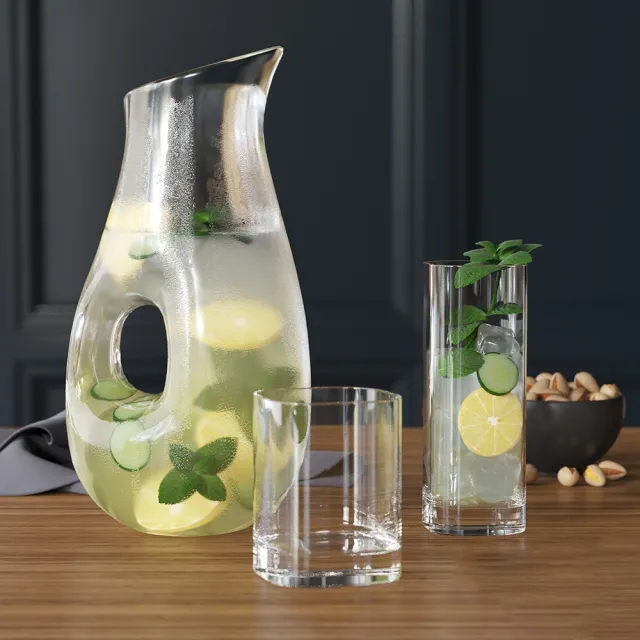 kitchen – Large pitcher of mojito 3D Model