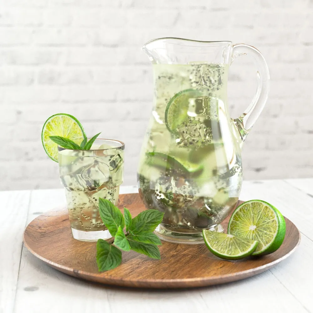 kitchen – Large pitcher of mojito 61 3D Model