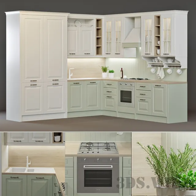 kitchen – Lauren’s Kitchen Elegantly 3D Model