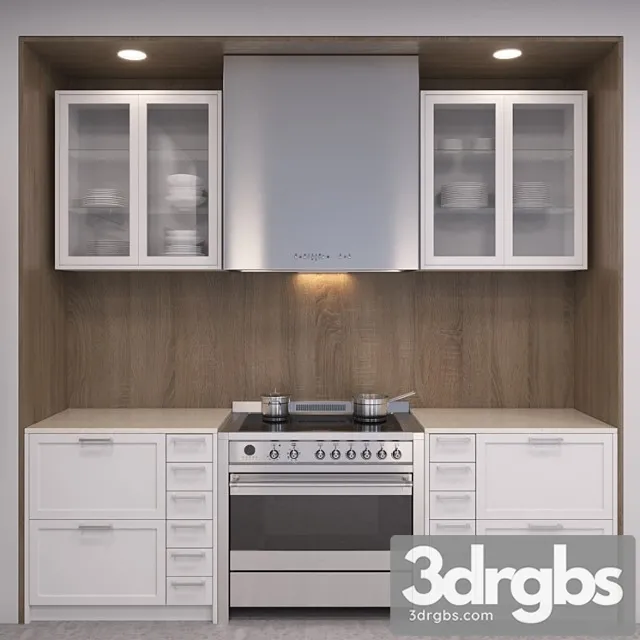 Kitchen Leicht Carre Fs 2 3D Model Download