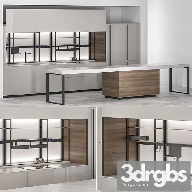 Kitchen logica celata 3D Model Download