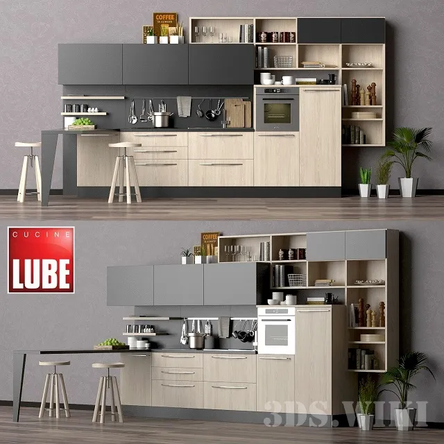 kitchen – LUBE CUCINE kitchen 3D Model