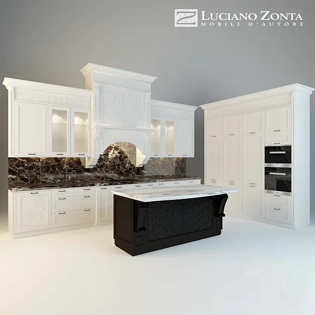 Kitchen Luciano Zonta 3D Model