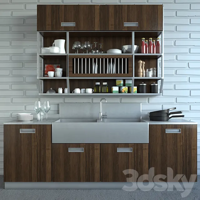 Kitchen Marchi Cucine – Lab 40 3D Model