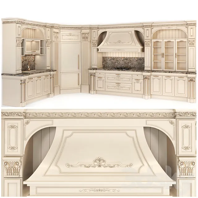 kitchen Martini desiderio 3D Model