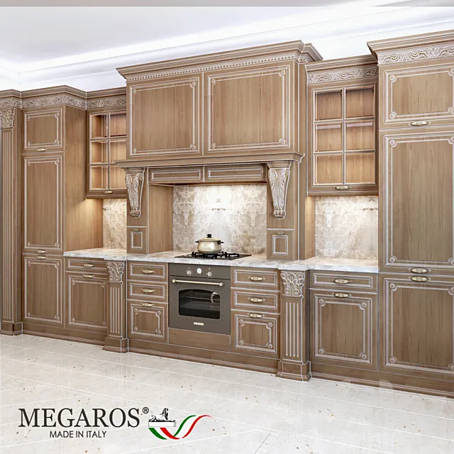 kitchen Megaros duca d’este 1037 3D Model