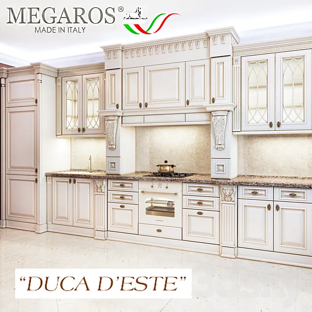 kitchen Megaros duca d’este 3DModel