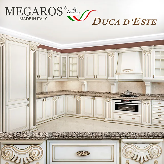 kitchen megaros. Model duca d’este 3DModel