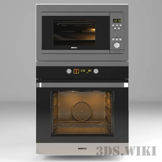 kitchen – Microwave Oven Beko MWB-2310EX and OIM25601X 3D Model