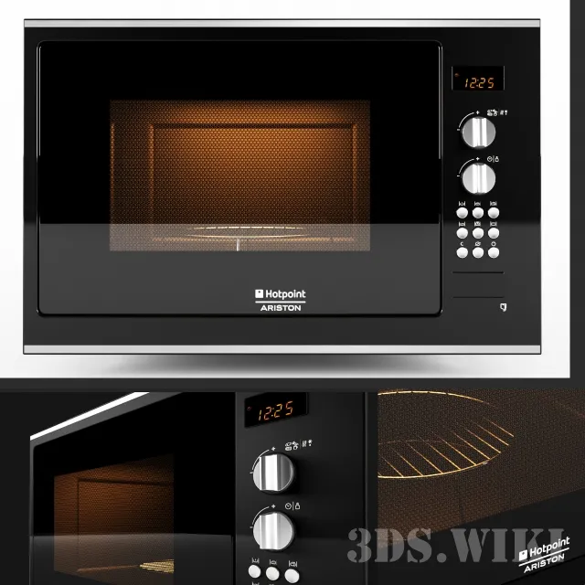kitchen – Microwave ovens HOTPOINT / ARISTON 3D Model