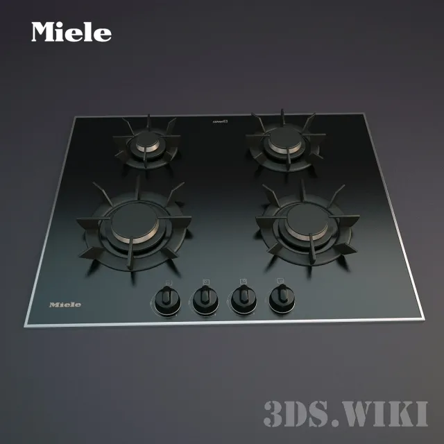 kitchen – Miele built-in gas hob 3D Model