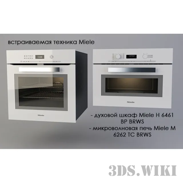 kitchen – Miele oven and microwave 3D Model