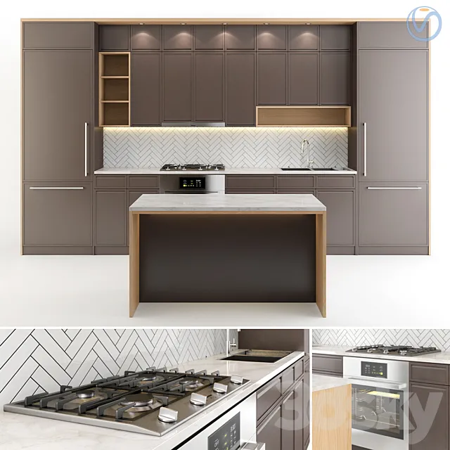 kitchen model 3D Model kitchen model 3D Model