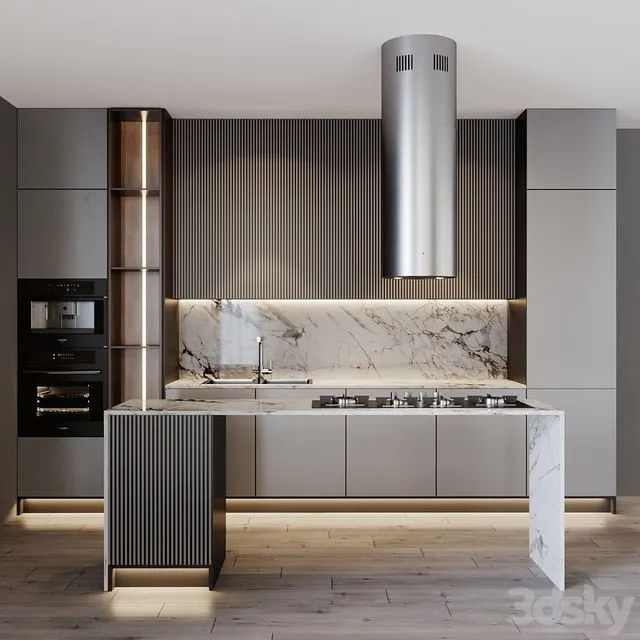 kitchen modern 17 3D Model