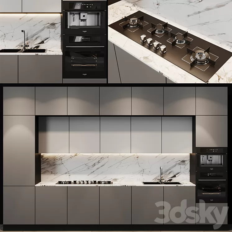 Kitchen Modern 2 3D Model