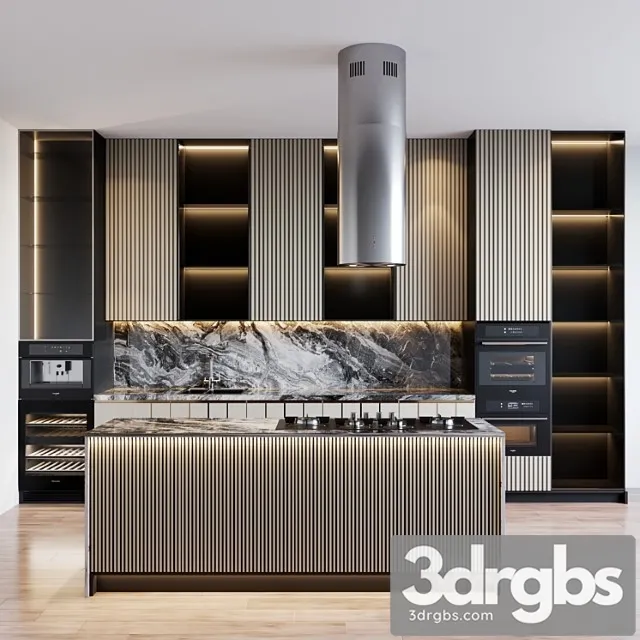 Kitchen modern 24 3D Model Download