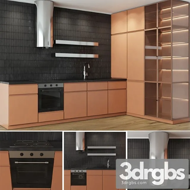 Kitchen modern 3D Model Download