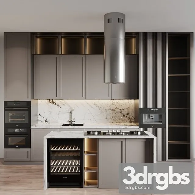 Kitchen Modern 40 3D Model Download