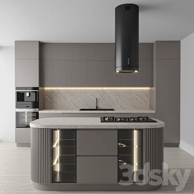 kitchen modern 50 3D Model