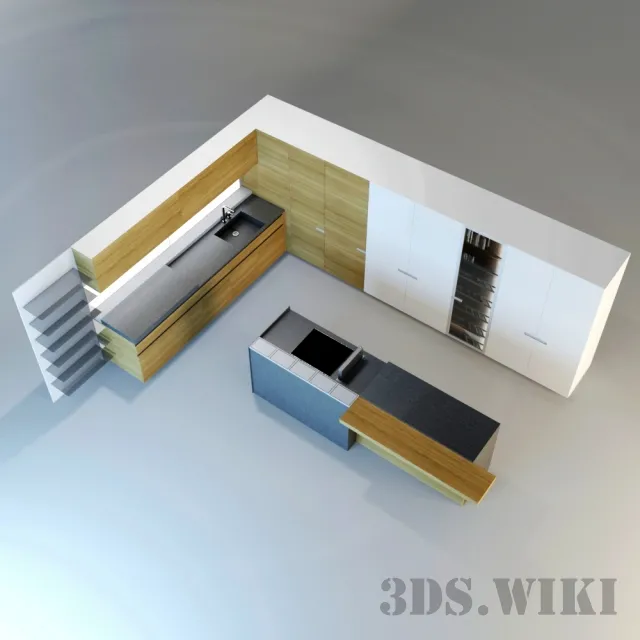 kitchen – Modern design kitchen 3D Model