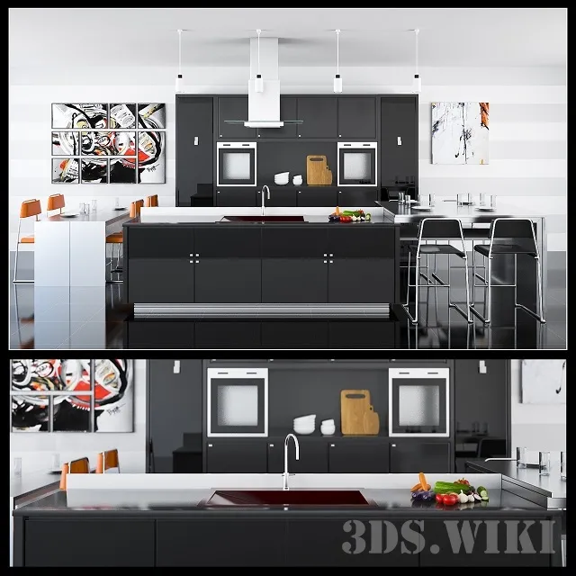 kitchen – Modern kitchen furniture 3D Model