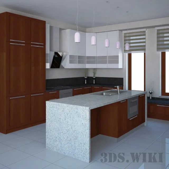 kitchen – Modern kitchen furniture 3D Model