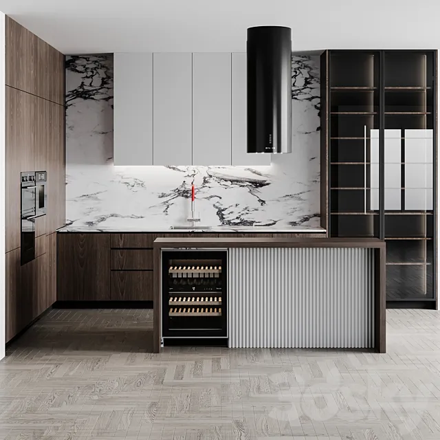 kitchen modern199 3D Model