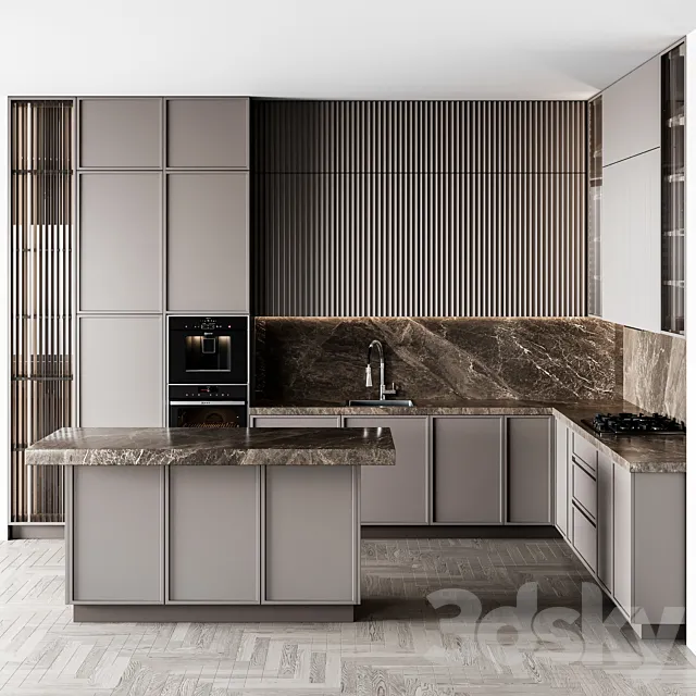 kitchen modern209 3D Model