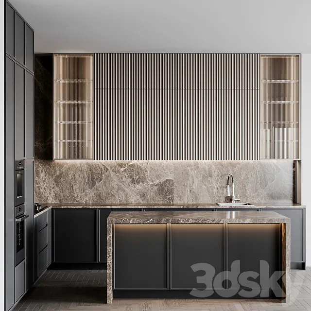 kitchen modern222 3D Model