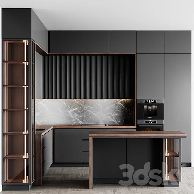 kitchen modern225 3D Model