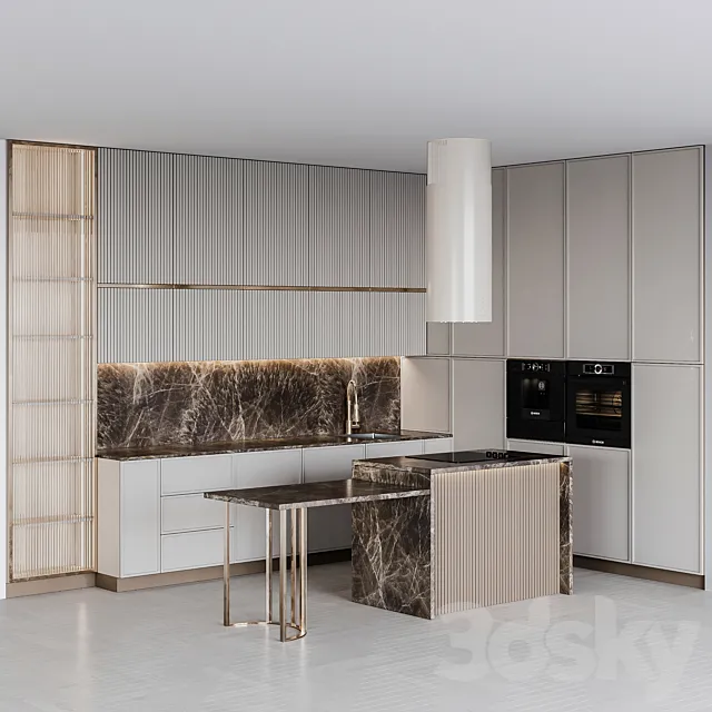 kitchen modern246 3D Model kitchen modern246 3D Model