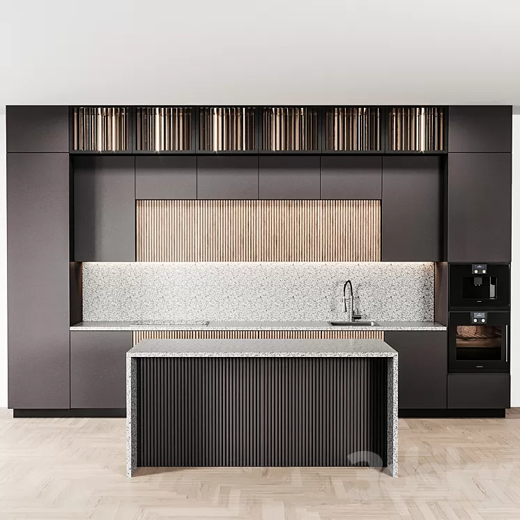 kitchen modern86 3D Model Free Download