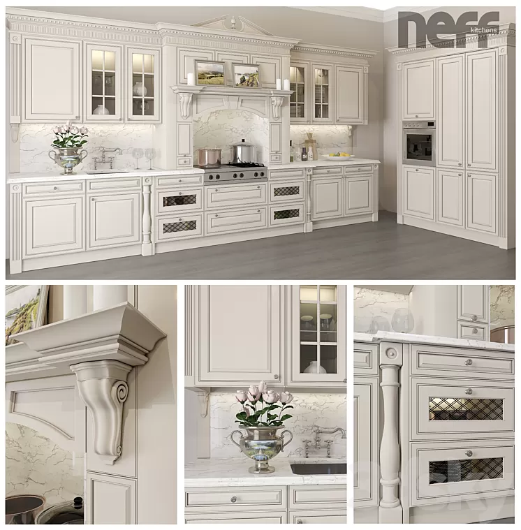 kitchen Neff kitchens 3D Model kitchen Neff kitchens 3D Model