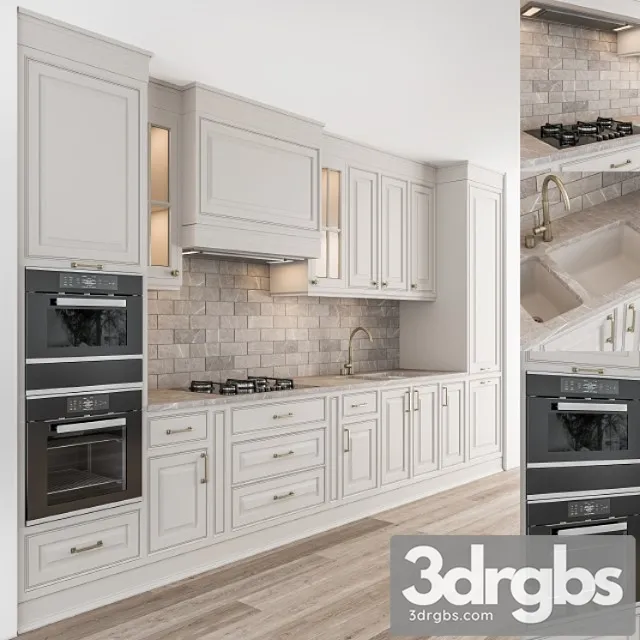 Kitchen neoclassic – cream set 28