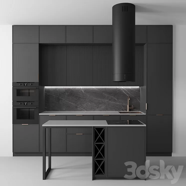 Kitchen No. 11 3D Model Kitchen No. 11 3D Model