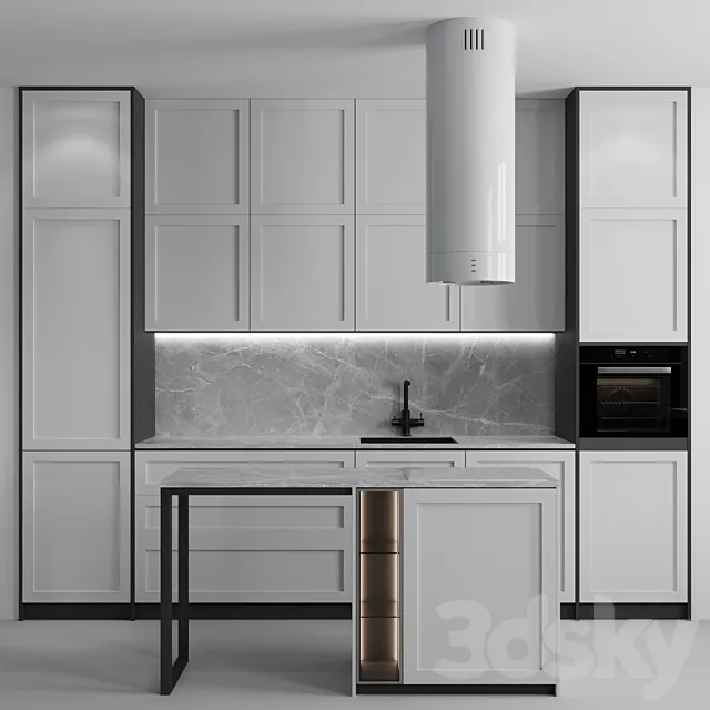 Kitchen No. 21 3D Model Kitchen No. 21 3D Model