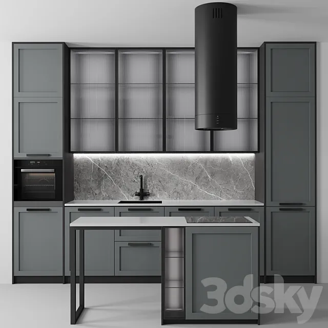 Kitchen No. 23 3D Model Kitchen No. 23 3D Model
