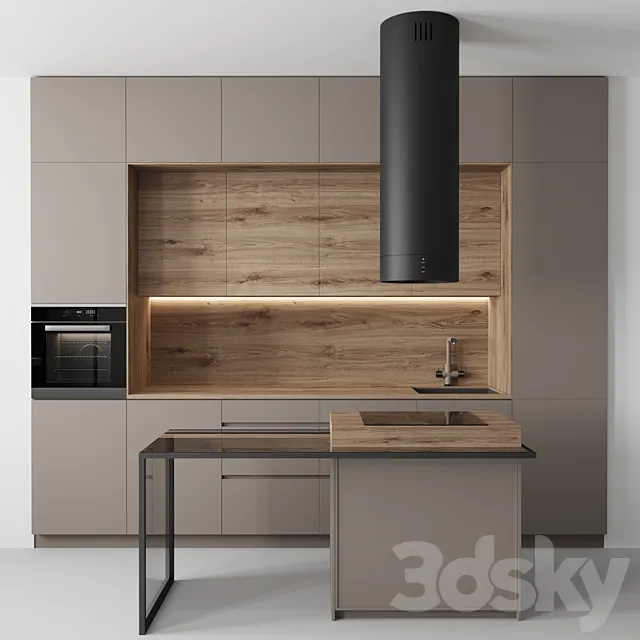 Kitchen No. 24 3D Model Kitchen No. 24 3D Model